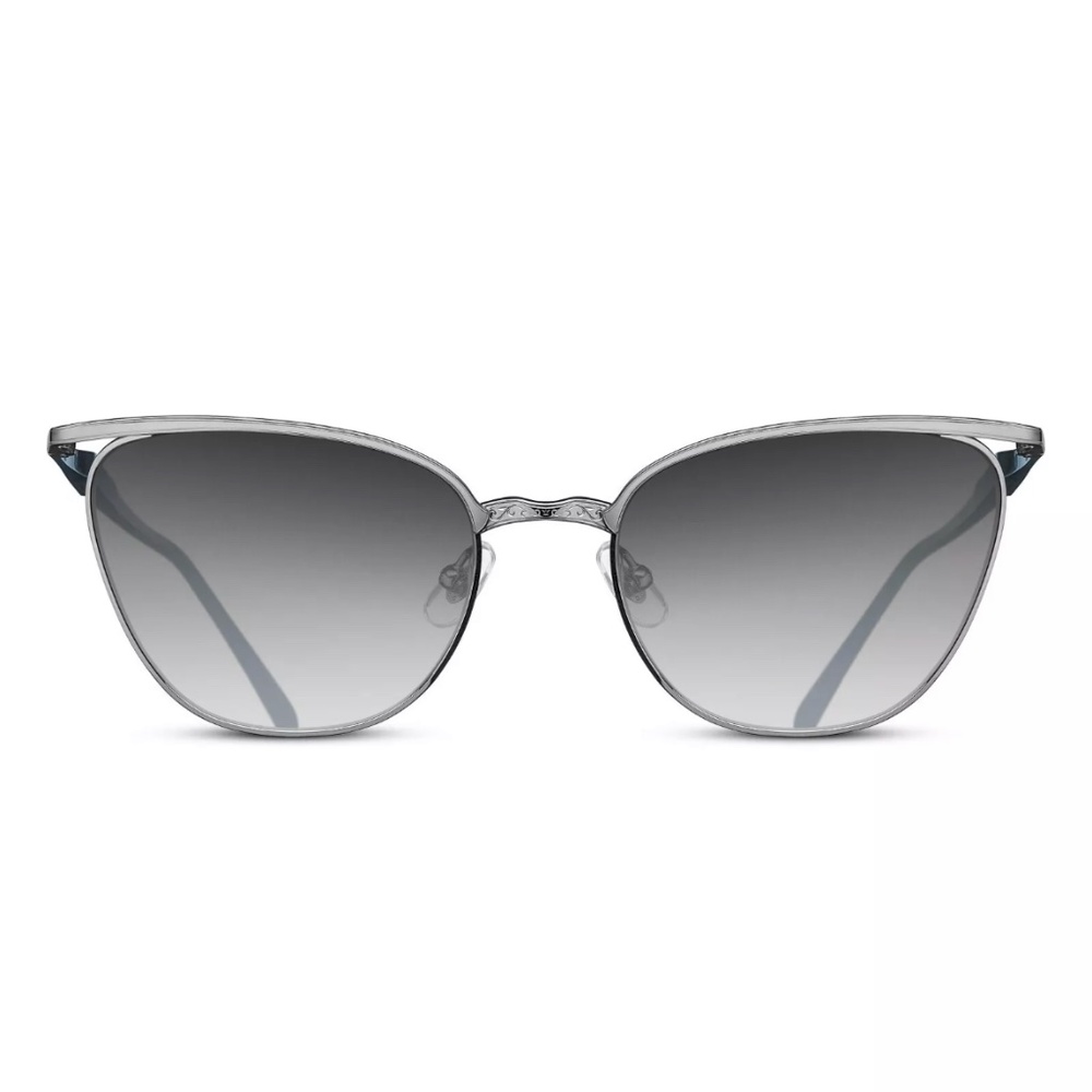Matsuda Sunglasses M3102 Cat Eye Palladium White/Navy Grey Gradient Lenses JAPAN